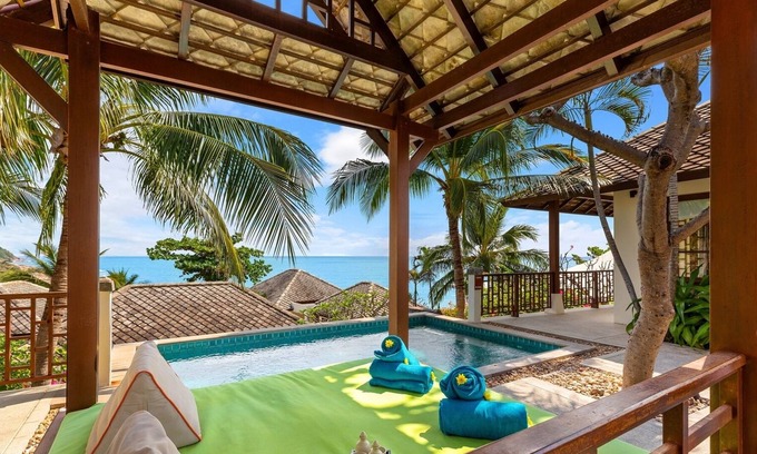 Choeng Mon House | 2 Private Pools / Sea View / Near the Beach / 5* Beach Resort