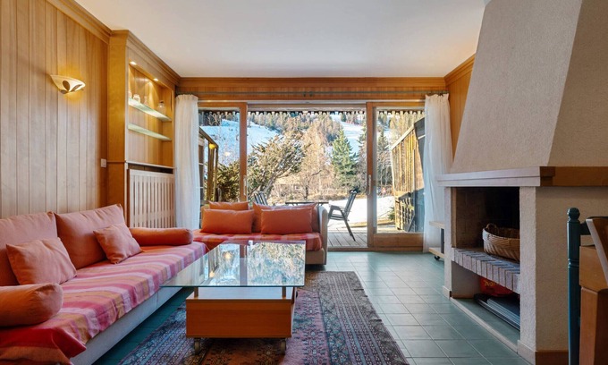 Pra Loup Apartment | 2-Room Apartment for 6, South-Facing, Ground Floor, Direct Slope Access - Le Chaumont 1
