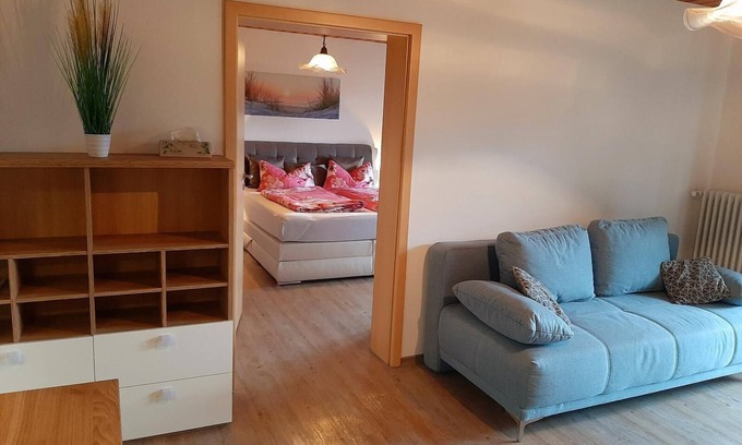 Frauenau Apartment | 2-room apartment with west-facing terrace and 2 barrier-free bathrooms