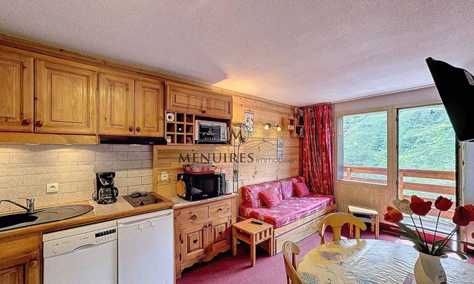 Les Bruyeres Apartment | 2-room cabin apt for 5, near slopes, parking, Wi-Fi, pets allowed