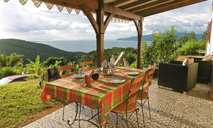 Les Anses-d'Arlets Apartment | 2-room garden apartment with view of the Caribbean Sea