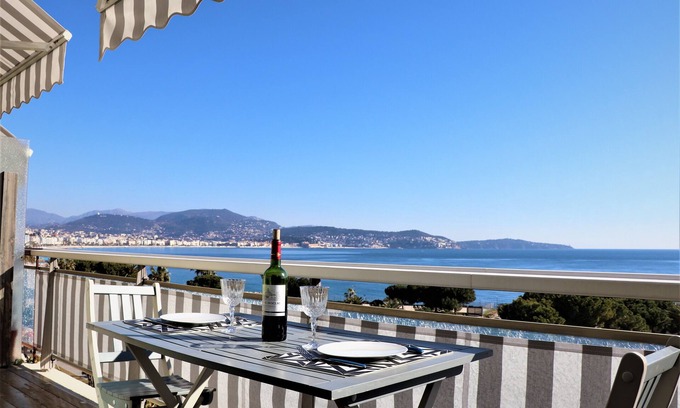 La Californie Apartment | 2 Rooms NEW View Promenade des Anglais Incroyable