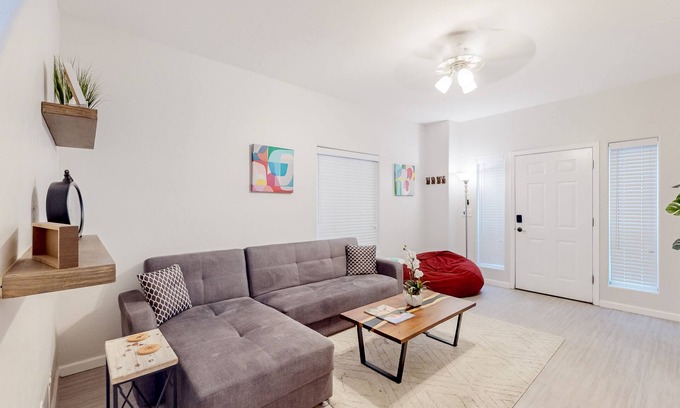Tempe House | 2-story home near downtown with outdoor pool, private patio, streaming, W/D, AC