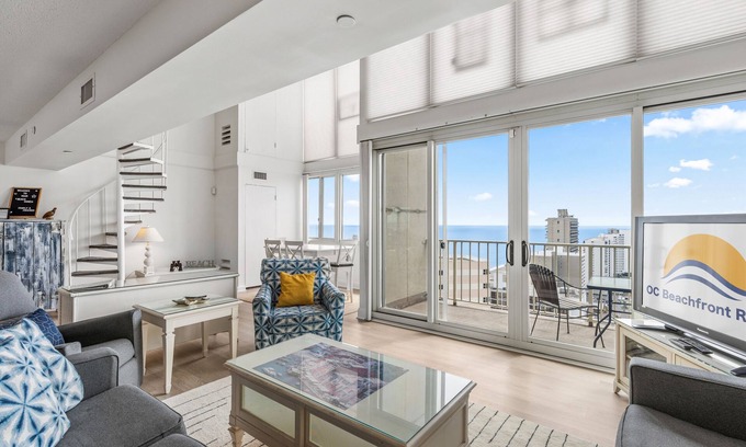 North Ocean City Condo | 2 Story Penthouse 2504 The Quay Epic Views
