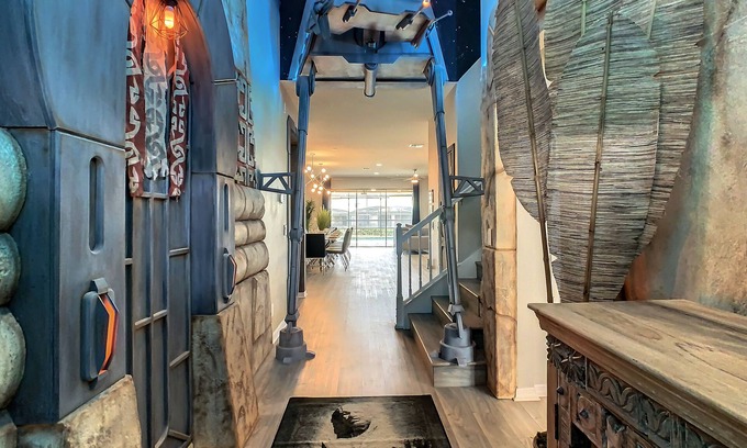 Four Corners House | 2 Theaters (Inside & Poolside)-Game Room-Pool/Spa