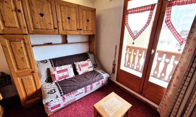 Valfrejus Apartment | 2 Zimmer 4 Personen 25m2 Zentrum Station