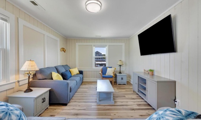 Crescent Beach House | 200 steps to ocean! North Myrtle Beach upper duplex unit, pet friendly!