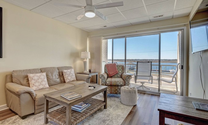 South End Condo | 202 Banks Channel - Beautifully updated condo w/sound front views. Sleeps 4.
