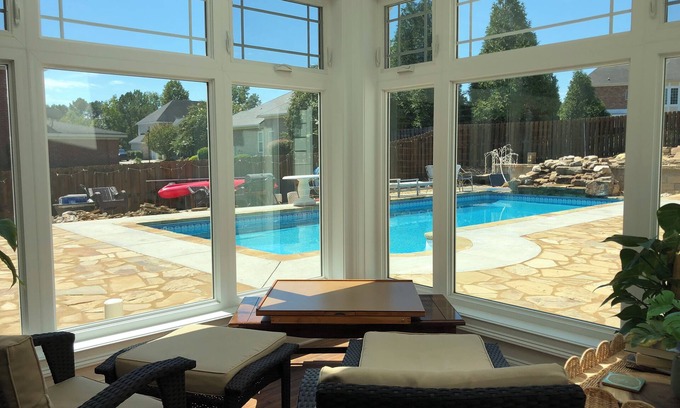 Evans House | 2025 Masters Getaway 4 Bd/3 Ba for up to 12 + Heated Pool + Fire Pit + Bocce Ct!