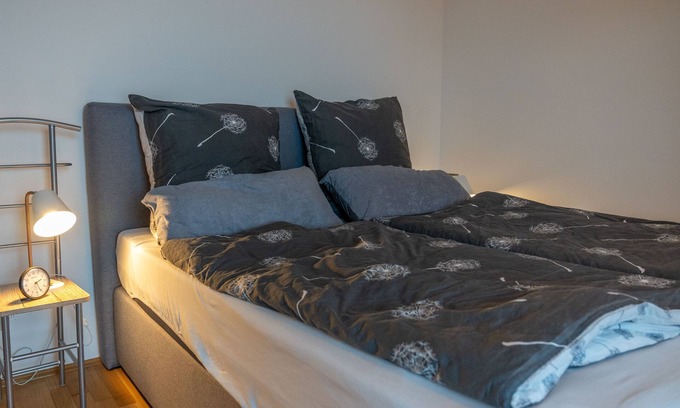 Innenhafen Apartment | 210 Apartment Langeoog with balcony and sea view as well as lake view - 210 Fewo Langeoog