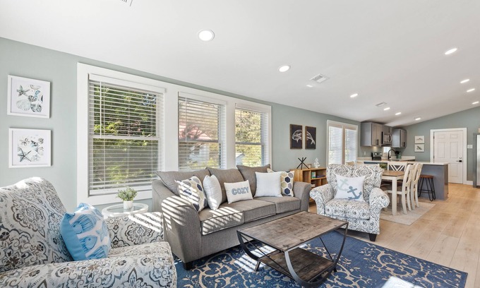 Folly Beach House | 222 W Ashley -Sea Breeze-Cozy-Central Location-Beach Access Across-Pets Considered