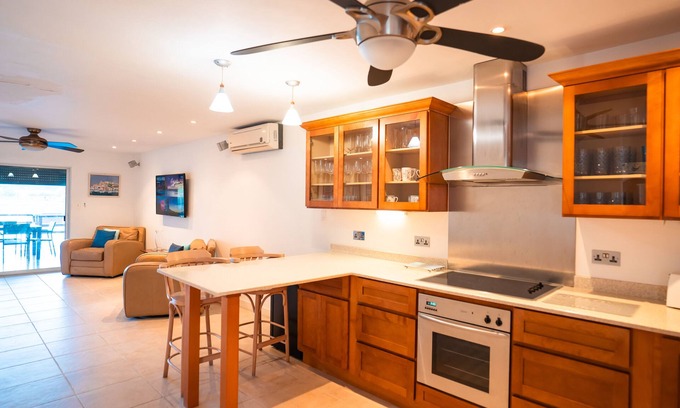 Jolly Harbour Condo | 223D, South Finger. Best Views in Jolly Harbour!