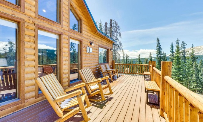 Valley of the Sun House | 22STR-00283 Fairplay Cabin with Deck and Mtn Views