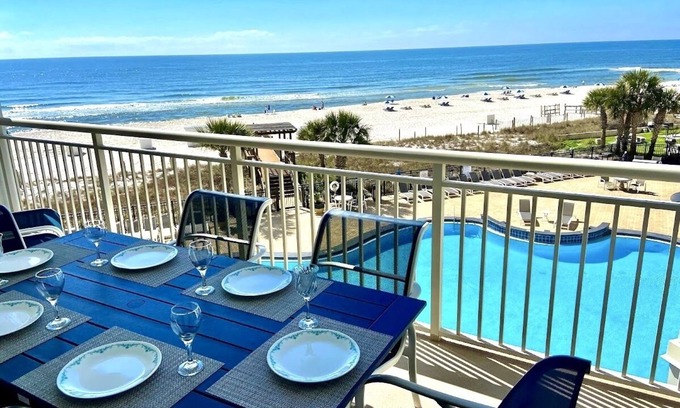 Ono Island Condo | 25%Off!8/24-9-12 Palacio BeachFront!BestView&Amenities!2 Pools!HotTub,Pickleball