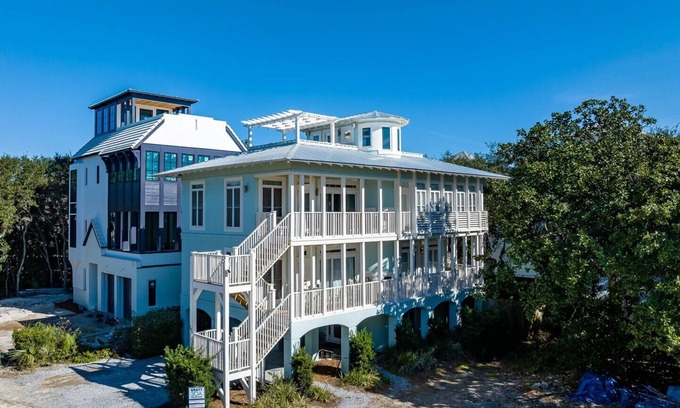 Seagrove Beach House | 25% SALE Thru FALL~Elizabeth White House~Gulf/Seaside View~HeatedPool~BeachGear