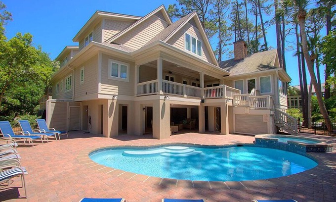 Sea Pines House | 26 Surf Scoter - 2nd Row Luxury Home in Sea Pines w/Private Pool & Spa