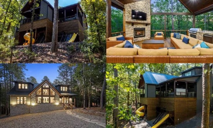 Broken Bow Cabin | 288 m² Cabin ∙ 4 bedrooms ∙ 14 guests