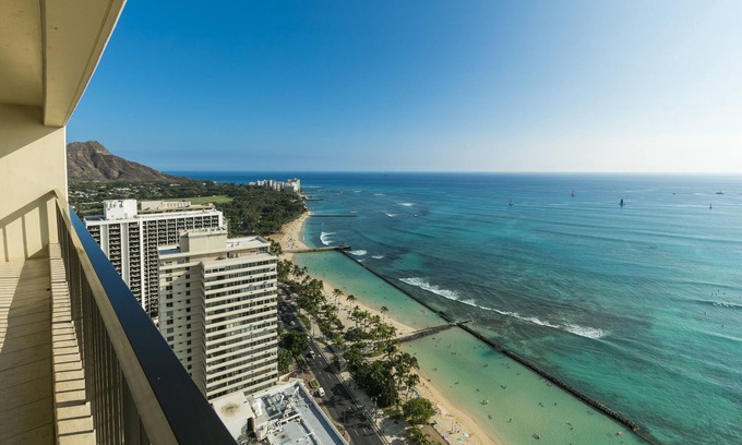 Waikiki Condo | 2BPF-3 Aston Waikiki Beach Tower: Ocean Front Premium 2 Br with Kitchen