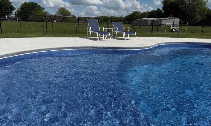Joplin House | 2BR, 1BA Guest Suite, Pool, Theatre Room, Hot Tub, Brand New!
