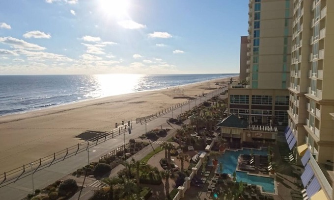 Northeast Virginia Beach Condo | 2BR/2BA Oceanfront Condo - Amazing Views of the Boardwalk, Beach, and Ocean!