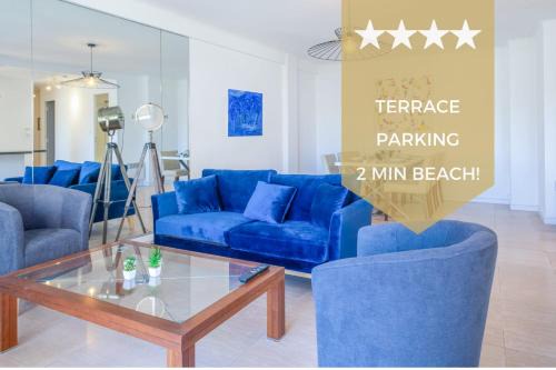 Pointe Croisette Apartment | 2Br Apartment 100m from Beaches Terrace & Parking