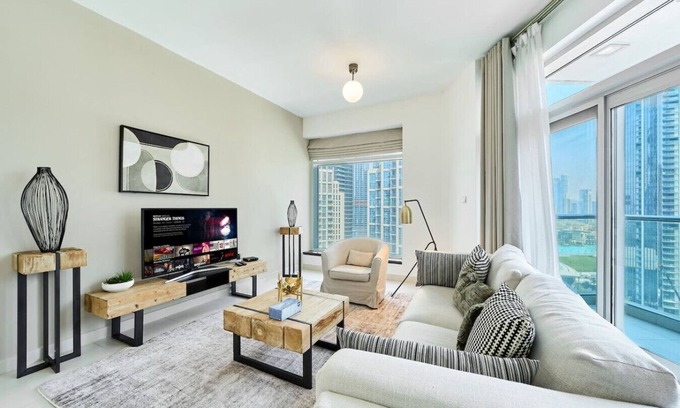 Downtown Dubai Apartment | 2BR at Lofts West | Near Dubai Mall and Burj View