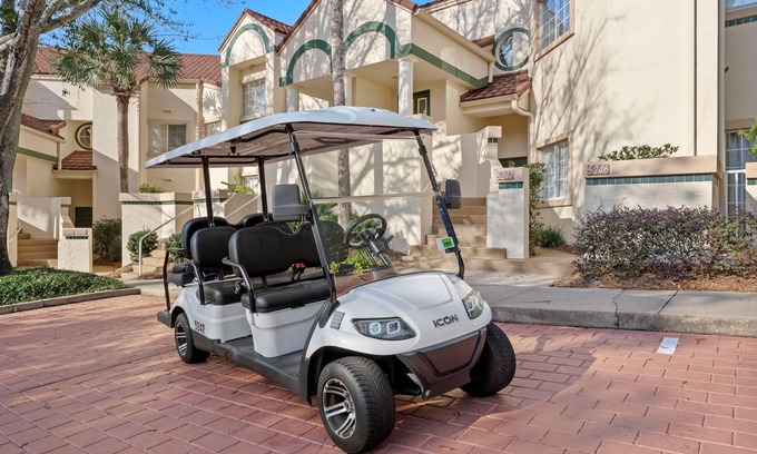 Sandestin Condo | 2BR Beach Villa w/6-Seat GOLF CART! Near Pool, Tram, Beach. Screened Balcony