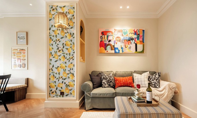 Jakarta Apartment | 2BR Charming & Cozy CBD Area Sudirman Loft with Positano House Design by Artist