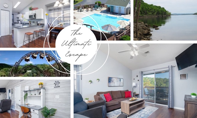 Indian Point Condo | 2BR Retreat | Lake Access | Workspace + Fast Wifi