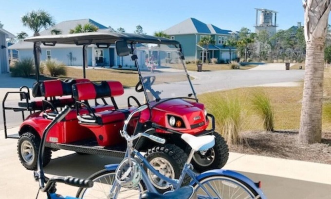 Port St. Joe House | 2min2pool|walk to beach|dining|golfcart