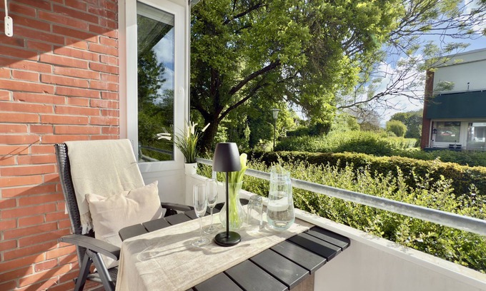 Horumersiel Apartment | 2zkb, 34qm, Bad, Balkon für bis zu 2 Personen