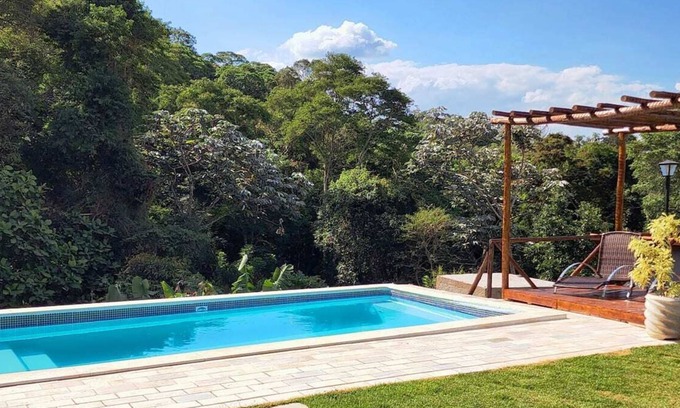 Mairinque Cabin | 3/11 Piscina Aquec., Fogo Chão, Balanço, Golzinho