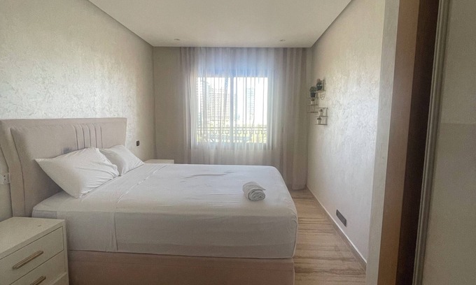 Tangier Apartment | 3-bedroom apartment in tranquil Tanger with AC, WiFi