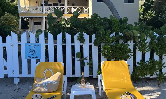 Frigate Bay House | 3 Bedroom Beach House Right on the Beach!