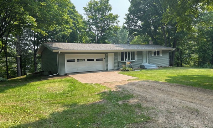 Channing House | 3-bedroom house located three miles from Sawyer Lake on the Michigamme River