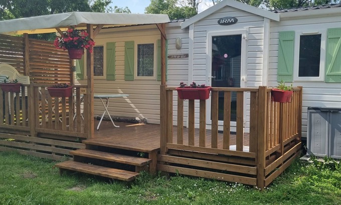 Angles House | 3-bedroom mobile home. La Vie est Belle. Close to the sea.