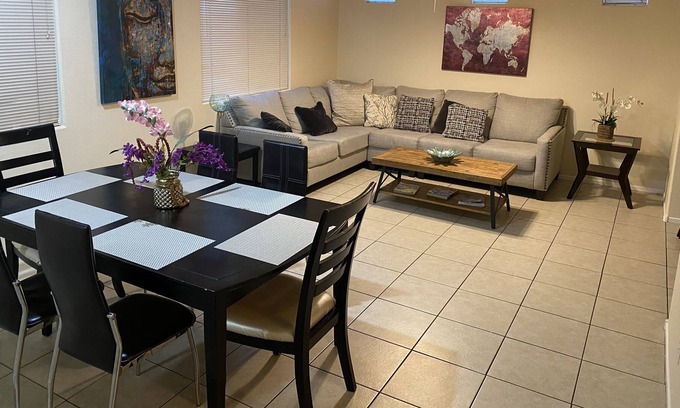 Rhodes Ranch House | 3 bedroom (queen size beds), 2.5 bathroom with easy highway access to all your favorite places!