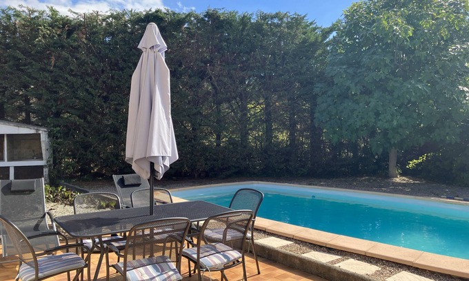 Pieusse Villa | 3 Bedroom Villa with private pool, pleasant garden and panoramic view