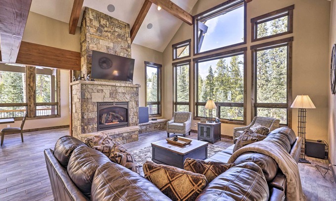 Fairways House | 3 Fireplaces & Mtn View: Luxe Home in Breckenridge
