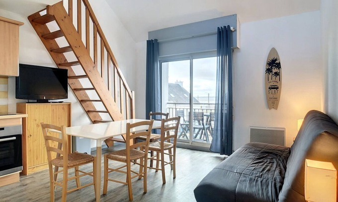 Le Fort Bloque Apartment | 3-room apartment 5 to 6 people - sea view - 200 m from the beach