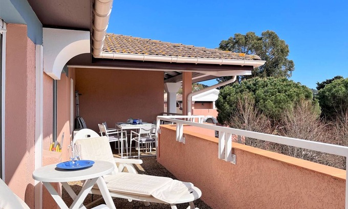 Cavaliere Apartment | 3-room apt with AC - 6 pax - Terrace, parking 200m from beach