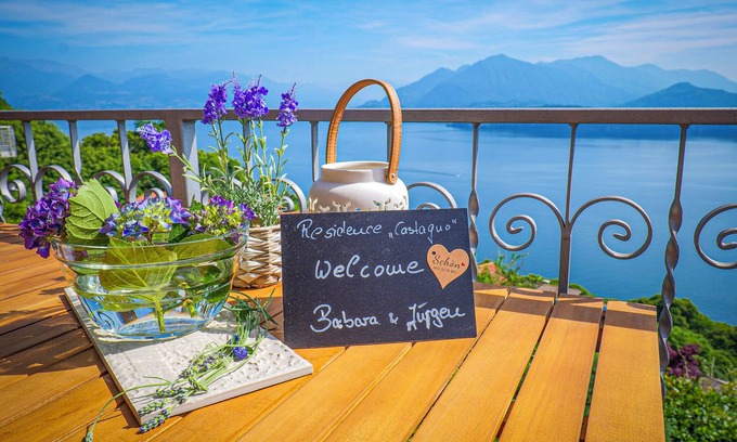 Belgirate Apartment | 3-room corner apartment with 2 bathrooms and fantastic lake view