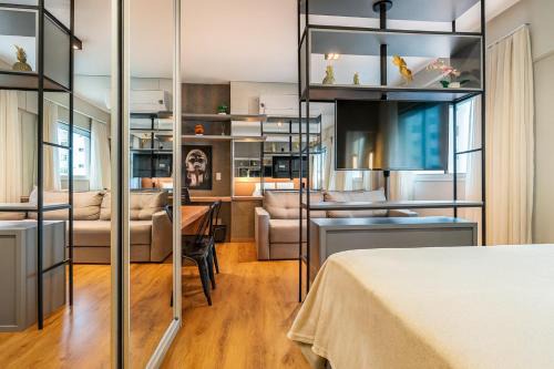Matriz Apartment | 308B Studio LifeSpace, Elegância e Conforto no Batel CWB