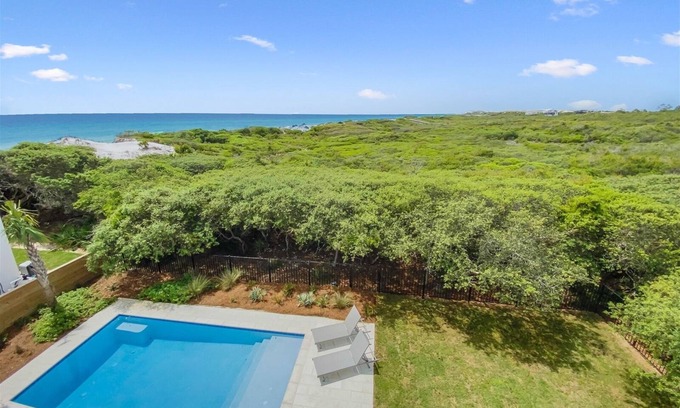 Gulf Trace House | 30A Beachfront and State Park Views, Gulf Trace, Private Heated Pool, - `Grayt Reflections West`