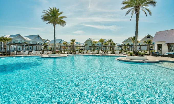 Panama City Beach House | 30A Emerald Coast Retreat - Beach, 2 Pools - Golf Cart Incl, 4 Bikes,