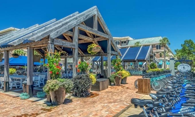 Seacrest Beach House | 30A Rental w/Private Courtyard, Grill Area, Newly Updated Seacrest Beach