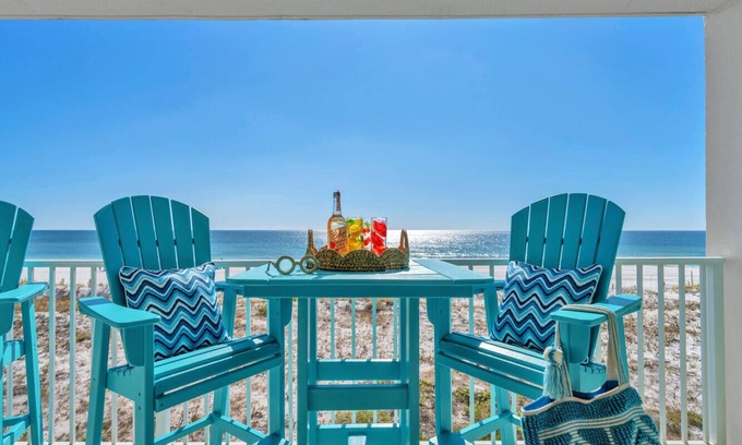 Fort Walton Beach Condo | 310 | Free Beach Service + 2 Pools + Huge Balcony!