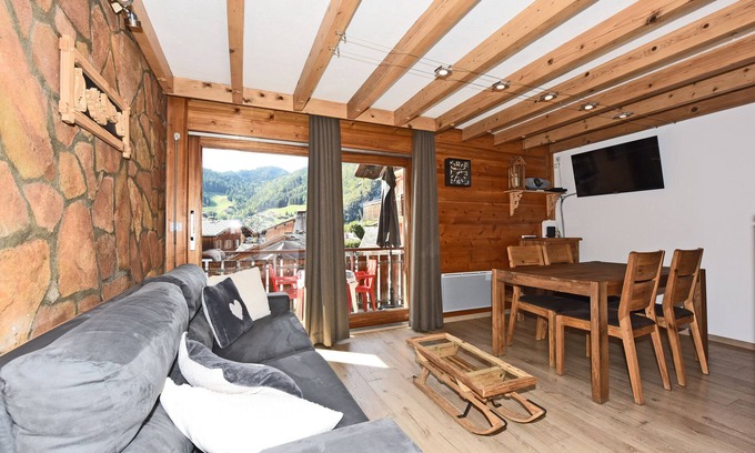 La Clusaz Apartment | 350m from the ski lifts, parking, in the village of La Clusaz