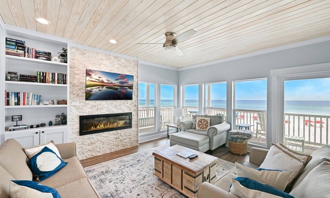 Seagrove Beach Condo | 3BD Beachfront Condo, Beach Service Included