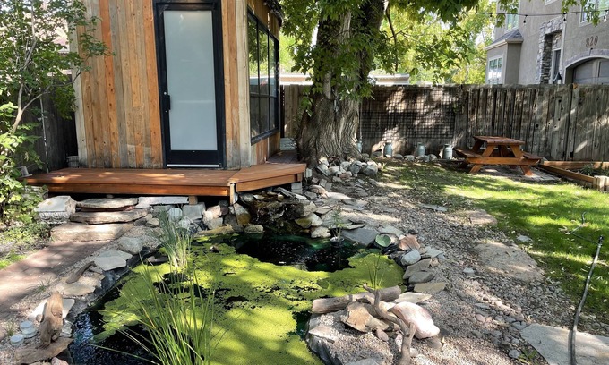 East Central House | 3BD HOME Downtown SLC - KOI POND - HOT TUB- SAUNA- high speed wifi